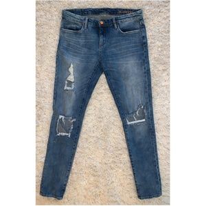 BLANK NYC Deconstructed Skinny Jeans